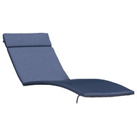 Denise Austin Home Albany Lounge Cushion Only, Navy Blue, Set of 2