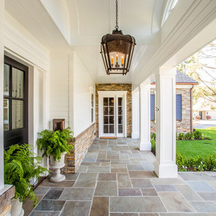75 Beautiful Stone Porch Pictures & Ideas - August, 2020 ...