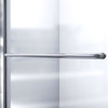 Infinity-Z 34x60x76 3/4 Clear Sliding Shower Door Oil Rubbed Bronze/LD/Backwalls