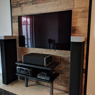 Industrial Chic Condo - Home Theatre