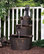 Alpine Three Tier Pump and Barrels Fountain, Brown Finish, 40" Tall