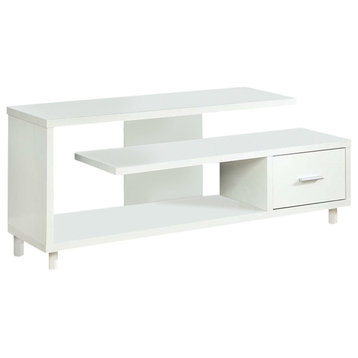 Pemberly Row 60" TV Stand in White