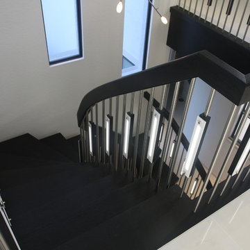 LED Balusters - Raw Metal Stringer