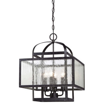 Camden Square by Minka-Lavery Mini Chandelier, Aged Charcoal