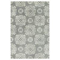 Surya Waldorf WAR-1011 Area Rug, Green/Gray, 5'x7'6" Rectangle