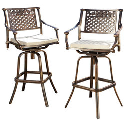 Traditional Outdoor Bar Stools And Counter Stools by GDFStudio