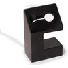 Hand Crafted Genuine Black Marble iWatch Charging Stand