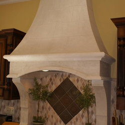 Custom Light Weight Stone Range Hoods - Products