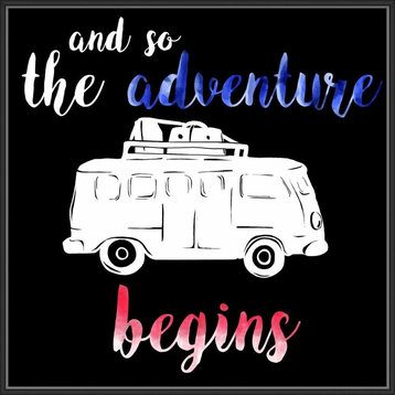 "And so the adventure begins", Decorative Wall Art, 41.75"x41.75"