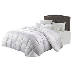 Branded Down Alternative Comforter Egyptian Cotton Gold Solid Cal King Size 
