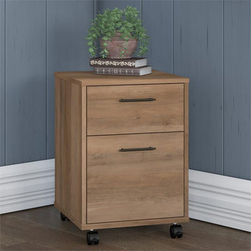 Key West 2 Drawer Mobile File Cabinet in Reclaimed Pine - Engineered Wood