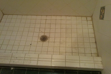 shower regrout.