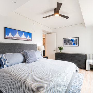 Contemporary Guest Bedroom in a Denver Luxury Condo