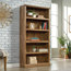 Sauder Misc Storage 5-Shelf Tall Wood Bookcase in Sindoori Mango