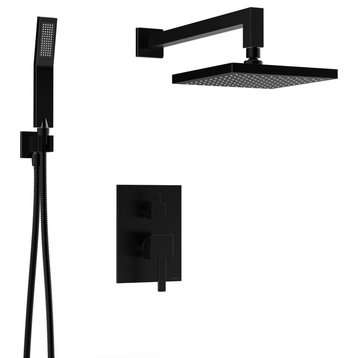 Holden Shower Set For Two, All Inclusive, Individual Functions, Matte Black
