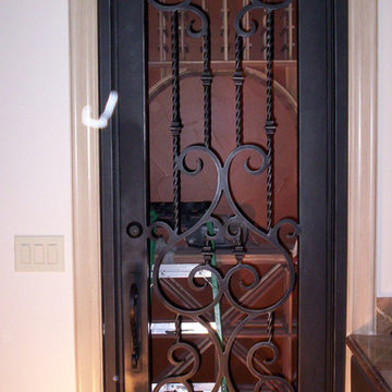 Wine doors, decorative inserts, and other interior doors.