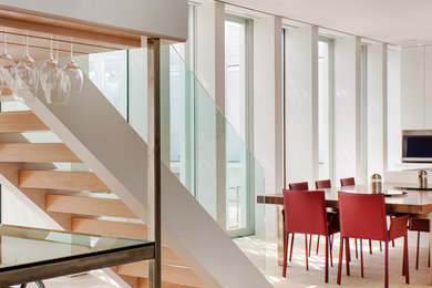 Example of a trendy staircase design in Miami