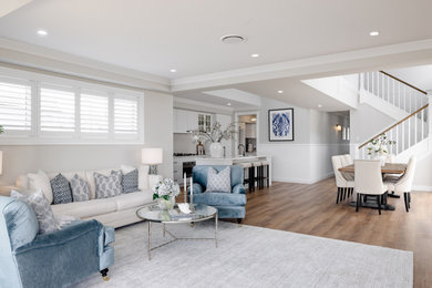 Inspiration for a traditional living room in Sydney.