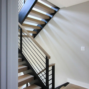 Project #52 | Minimalist Open Riser Stairway