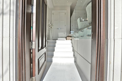 Entryway - contemporary entryway idea in Toronto
