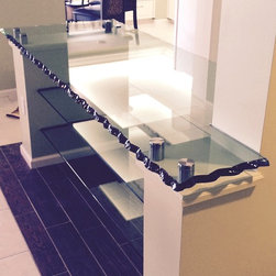 Glass counter - Kitchen Countertops