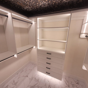 Lighted Designer Master Closet