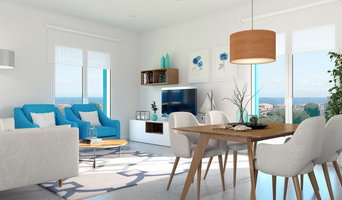 Bloque de viviendas con terraza en la costa