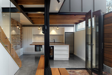 Photo of an industrial home design in Sydney.