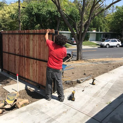 Concord Wooden Automatic Gate Installation - Products