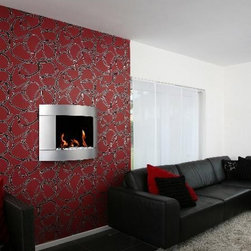Diamond 1 Biofuel Wall Fireplace - Indoor Fireplaces