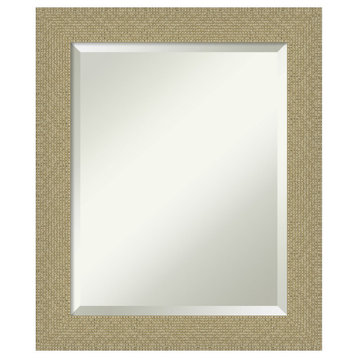 Mosaic Gold Beveled Wall Mirror - 20.25 x 24.25 in.