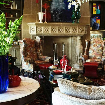 Traditional Saturated Living Room