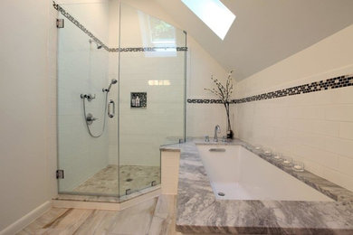 Example of a trendy bathroom design in Baltimore