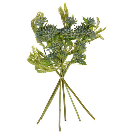 Vickerman 14" Artificial Wild Berry and Fern Bundle