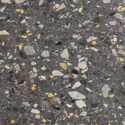 SB 113 MULTICOLOR NERO Architectural Terrazzo Agglotech - Kitchen Countertops