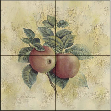Tile Mural, Apples 2 by Richard Henson