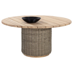 Tropical Outdoor Dining Tables by Sunpan Modern Home