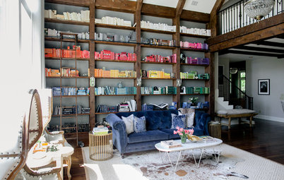 Room of the Day: Color-Coded Bookcase Spiffs Up a Nashville Library