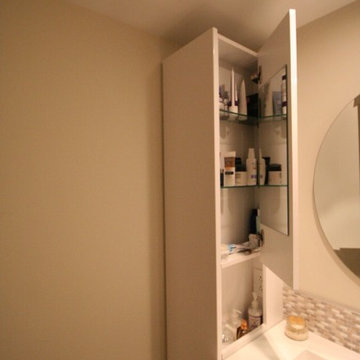 Side storage / BATHROOM REMODEL