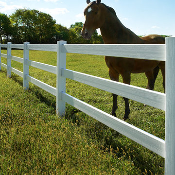 Vinyl Post and Rail