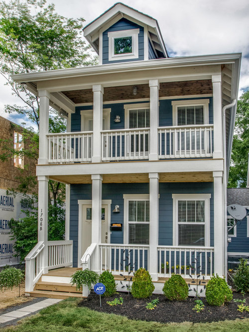 Navy Exterior Design Ideas, Remodels & Photos