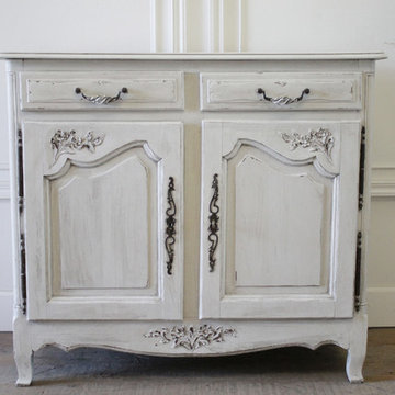 19th Century Painted French Provincial Buffet