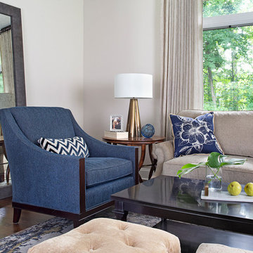 Bold Yet Restful Doylestown Family Room