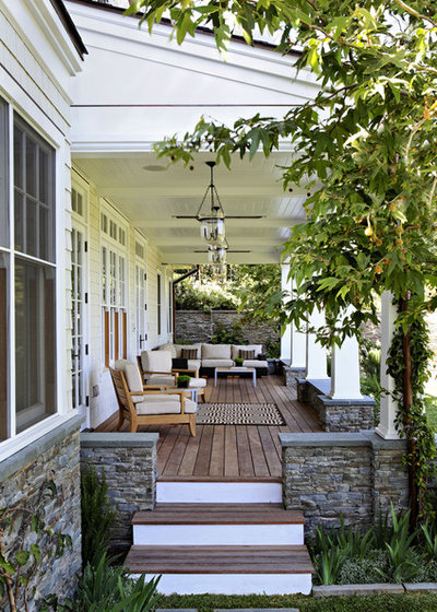 Traditional Porch by Tim Barber Architects