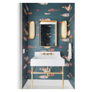 Bimini Bay House - Beach Style - Powder Room - Tampa - by Ross Built ...
