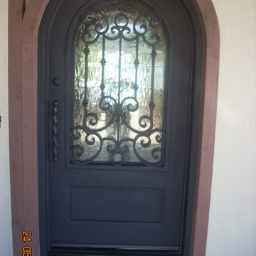 Full Radius Iron Doors