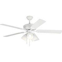 Haven LED 3 52", Matte White