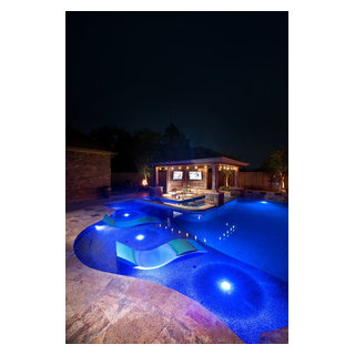 Custom Freeform pool design - Modern - Pool - Houston - by Tipton ...