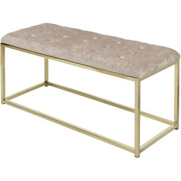 Rigsby Bench ~ Taupe