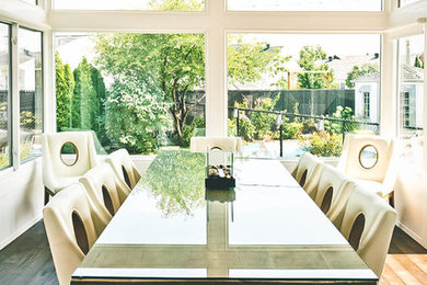 Inspiration for a timeless sunroom remodel in Charlotte